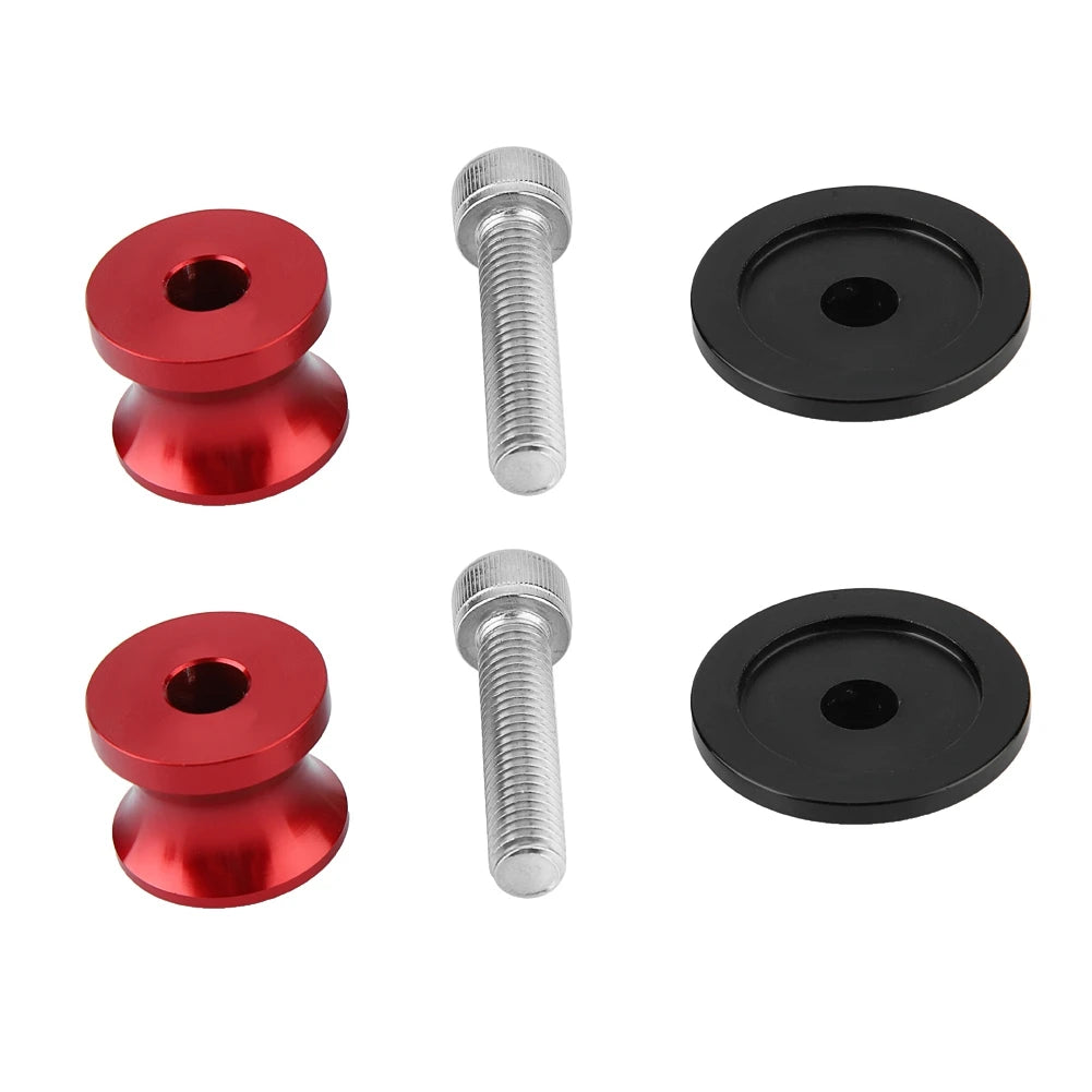 Rear Stand Swing Arm Spools 8mm Motorcycle CNC Rear Stand Swing Arm Spool Sliders Stand Swingarm Bobbins Swing Arm Spool Qme