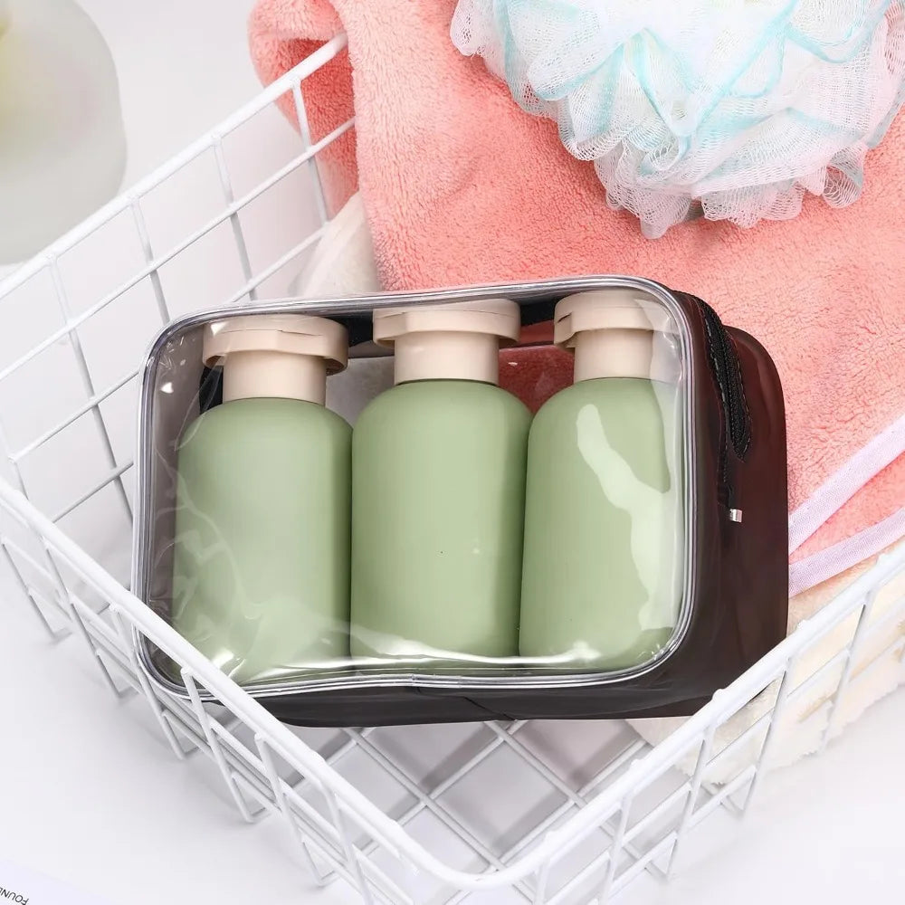 1 Soft Leakproof Travel Bottles Portable Squeeze Tubes Shampoo Lotion Qme