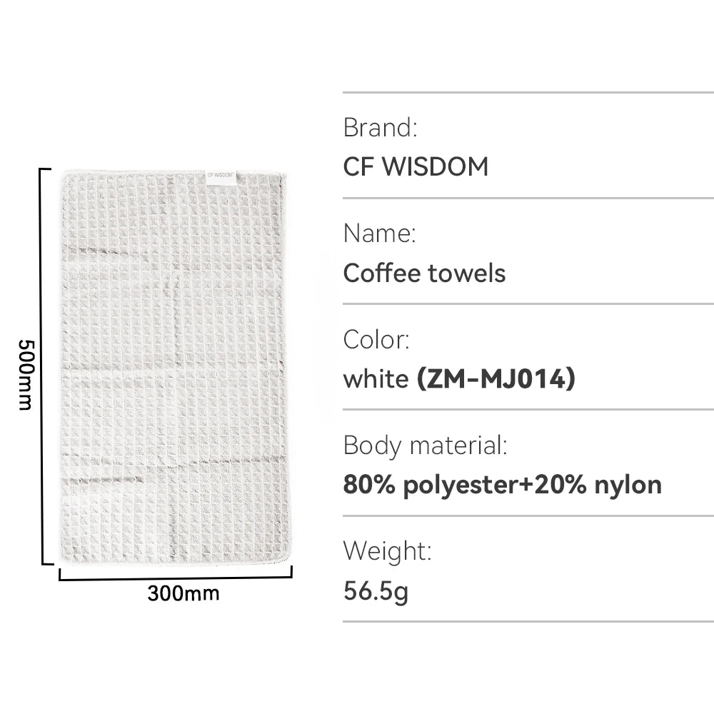 Barista Coffee Towel Absorbent Microfiber Cleaning Cloth Espresso Qme ZM-MJ014