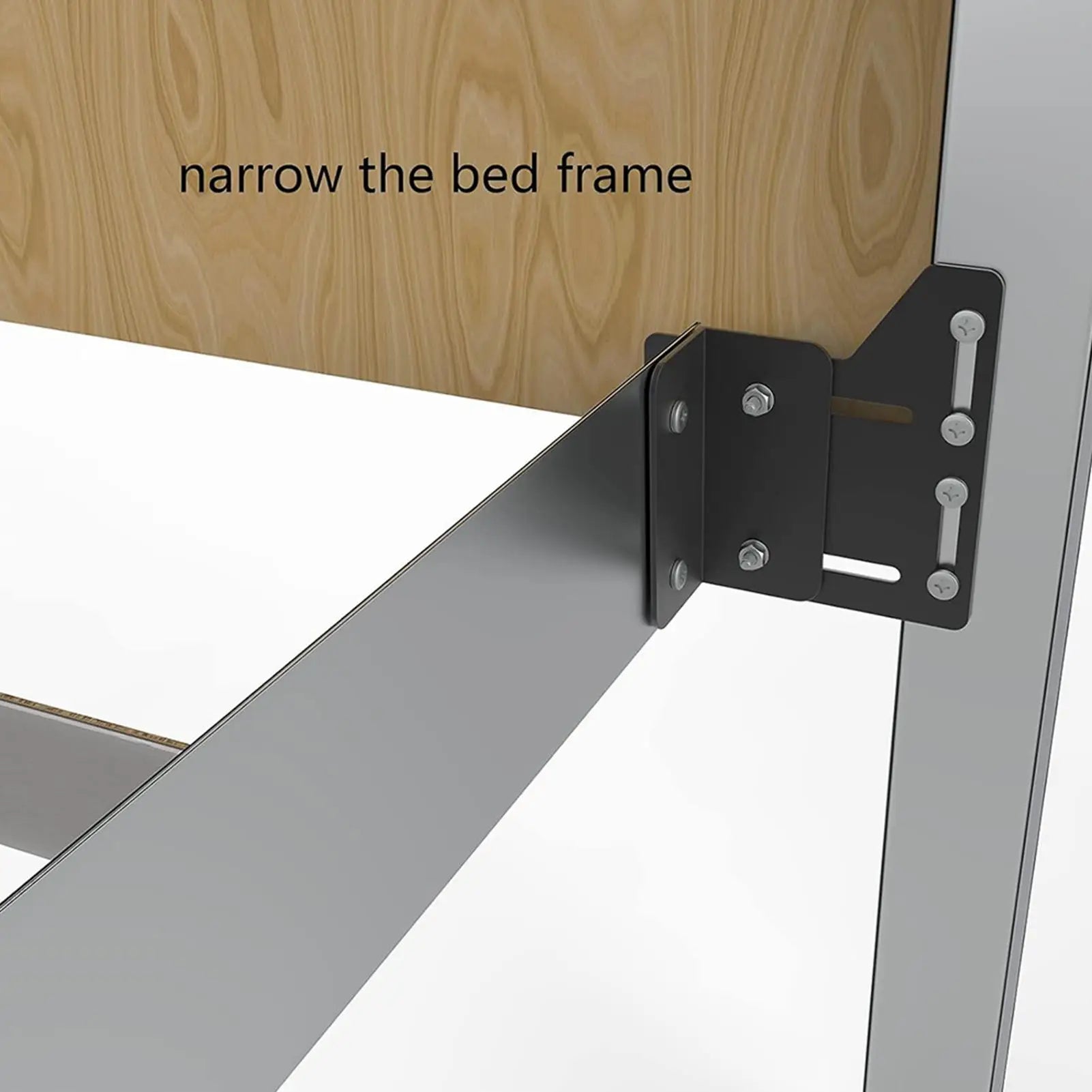 Universal Headboard Brackets 2 Heavy Duty Metal Adapter Hardware Bed Qme