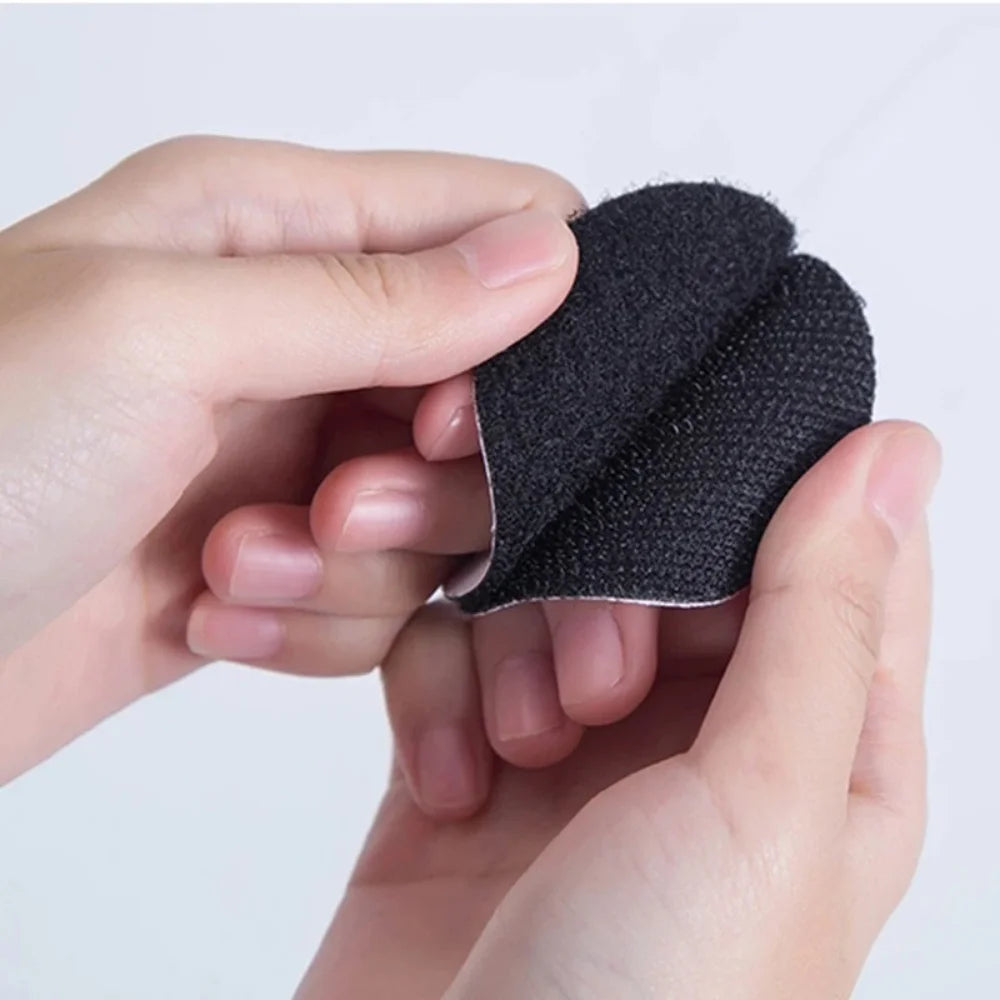 10pcs Universal Non-Slip Hook And Loop Fastener Tape 60mm Car Carpet Tape Home Floor Mat Bed Sheet Sofa Cushion Fixing Sticke Qme