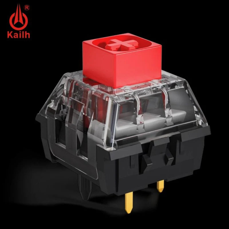 Kailh Box White V2 Box Brown V2 Box Red V2 Mechanical Keyboard Switch Clicky Linear Tactile 5pins RGB Cherry MX Gaming Switches Qme Box V2 Red-Linear 10pcs