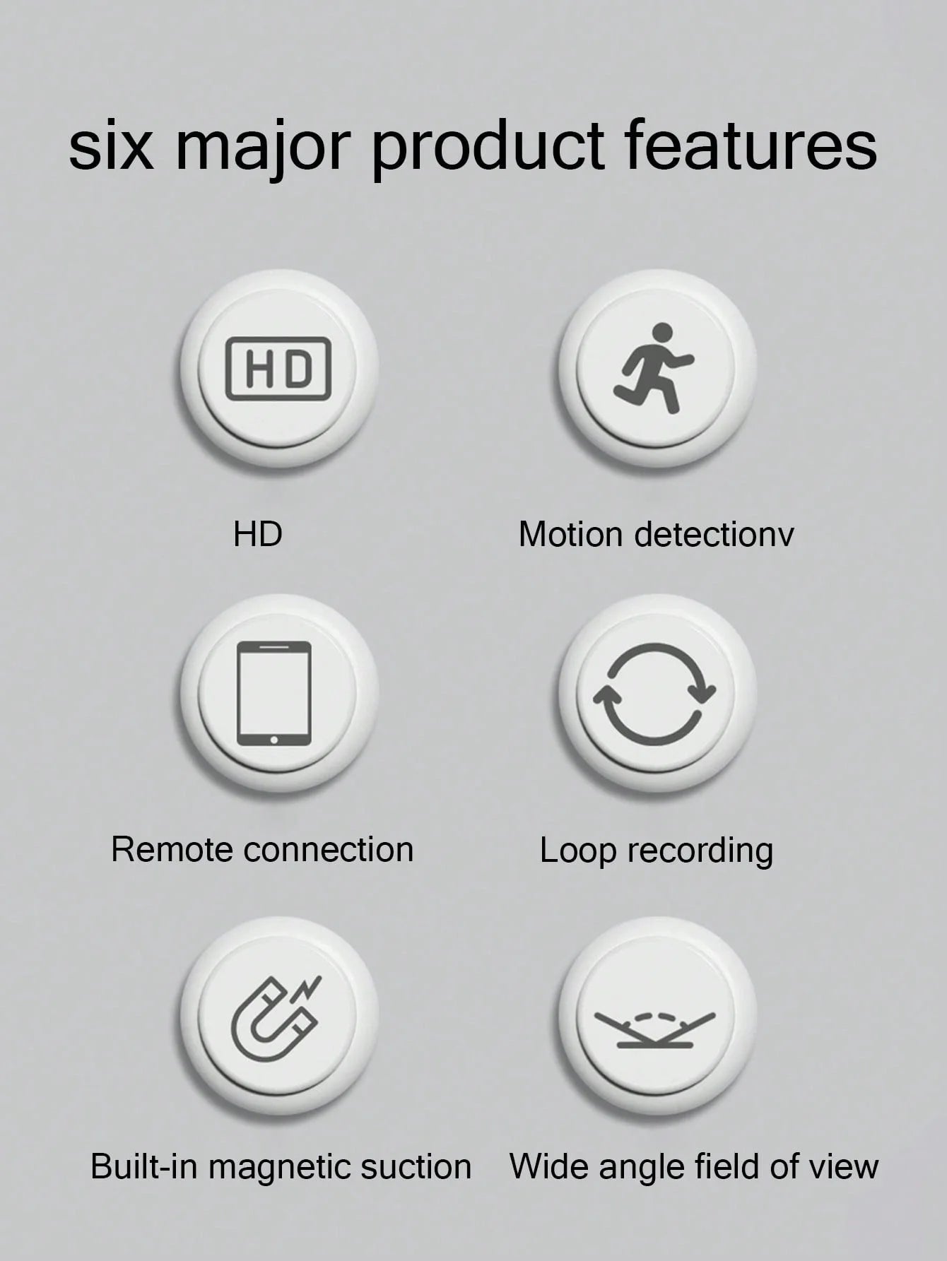 High-definition 1080P Home Night Vision Remote Monitoring Camera Qme