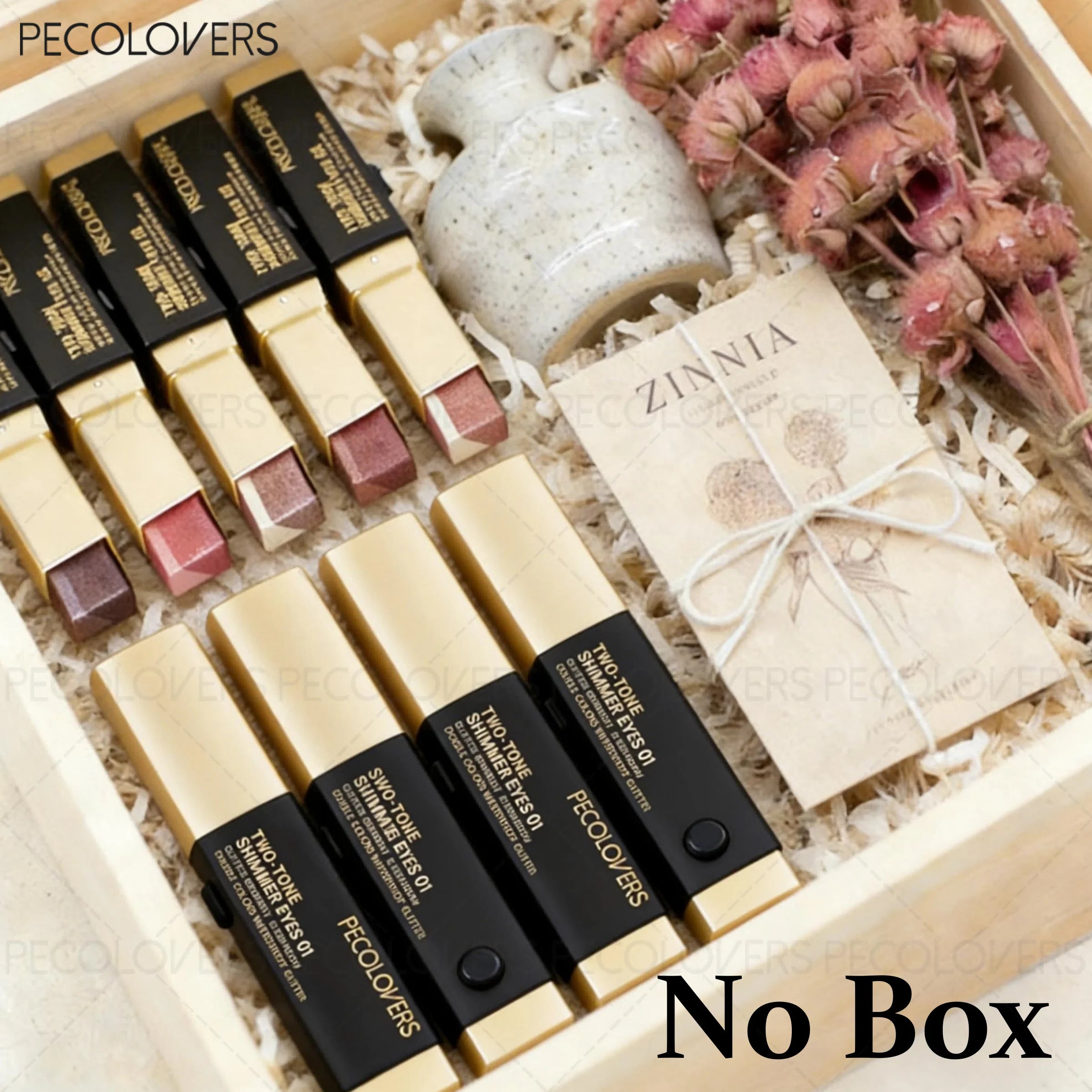 2 Mixed Shades Eye Makeup Pen Double-headed Small Brush Two-tone Qme