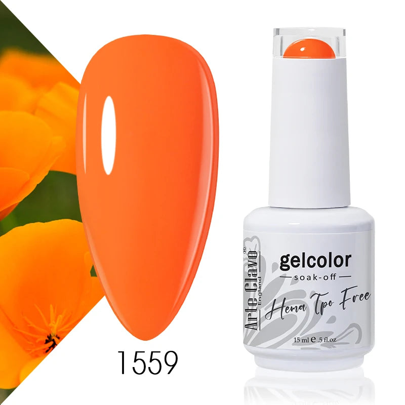 Arte Clavo Gel Nail Polish HEMA TPO Gorgeous Soak Off UV LED Semi Qme