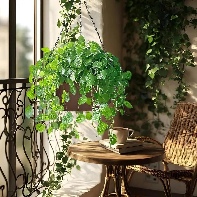 Wall Mounted Flower Pot Outdoor Wall Mounted Planter Basket Artistic Sense Planting Tool for Ceilings Patios Balconies Porches Qme