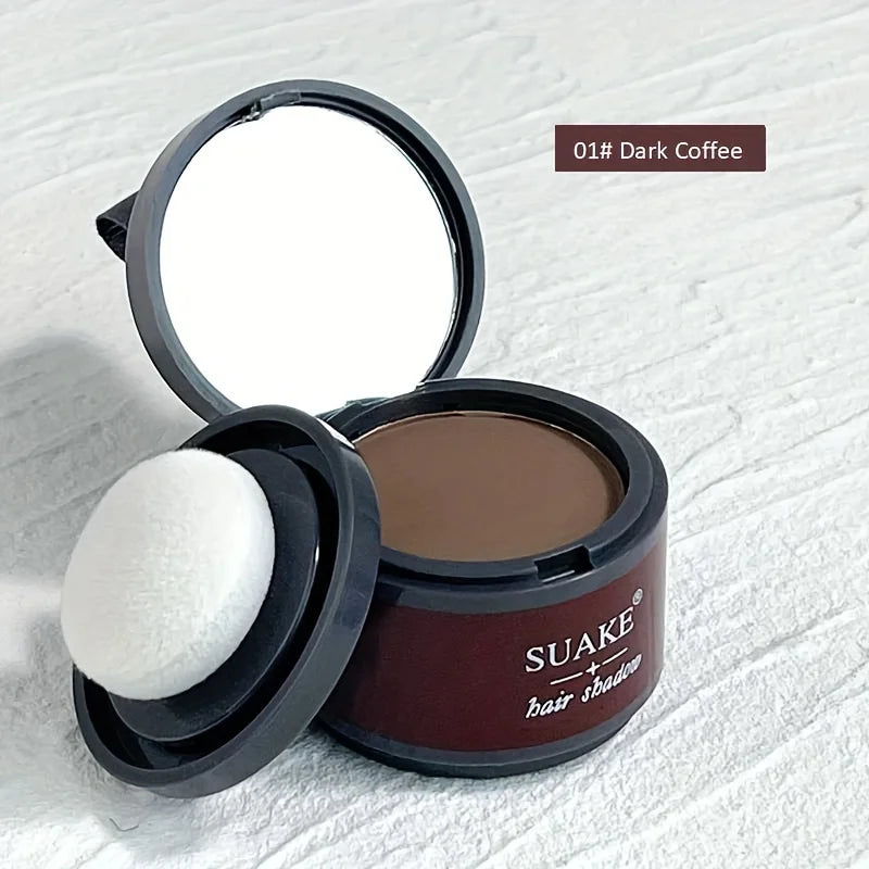 1pc Hair Line Powder Black Brown Root Cover Up Natural Instant Waterproof Hairline Shadow Powder Hair Concealer Coverage 4colors Qme 01