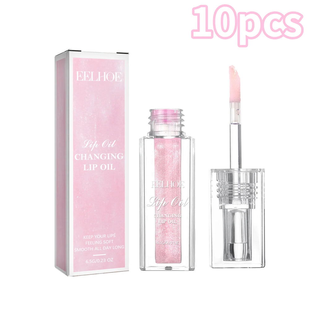 Color Changing Lip Oil Fades ＆ Smoothes Fine Lines On The Lips Moisturizes ＆ Prevents Dryness ＆ Cracking Color Changing Lip Care Qme 10pcs