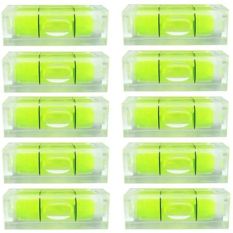 A02F-80Pcs Mini Bubble Spirit Level 10X10x29mm Square Levels For Wall Frames Art Displays Picture Hanging RV Tripod Measuring Qme