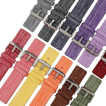 Nylon 18mm 20mm 22mm Watchband for Samsung Galaxy Watch 4 40mm 44mm Classic 42mm 46mm Gear S3 S2 Bracelet Strap For Amazfit Bip Qme
