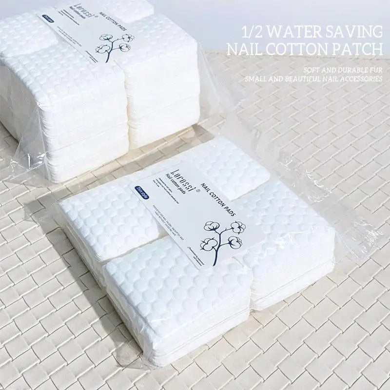 200 Nail Cotton Pad Polish Remover Gel Clean Manicure Napkins Qme