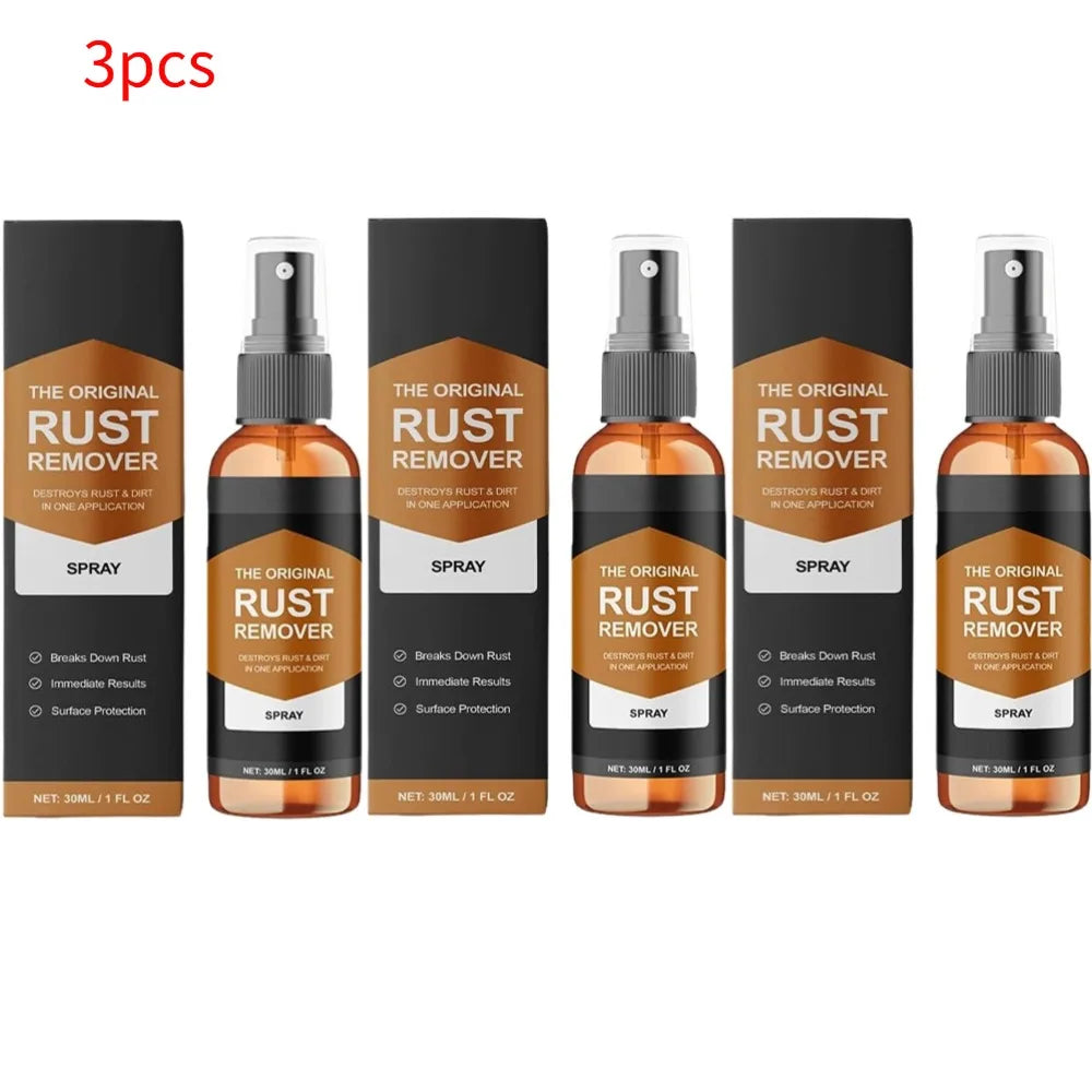 Removedor Antioxidante Para Coche Inhibidor De óxido Car Anti-Rust Remover Rust Inhibitor Rust Remover Derusting Spray Qme 3pcs