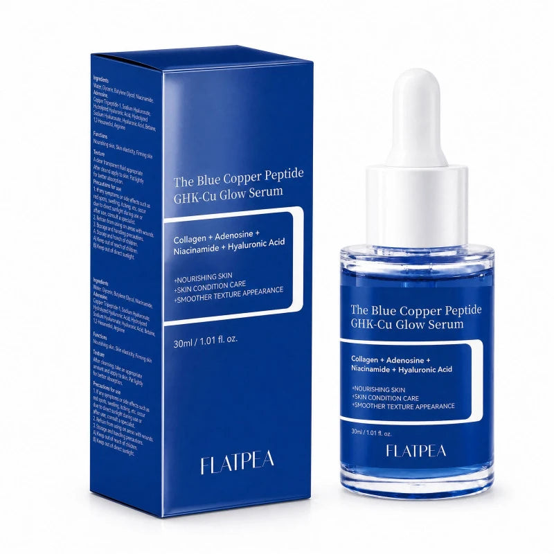 Blue Copper Peptide Moisturizing Essence Deep Facial Care Cream Qme Essence 30ml