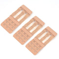 3 Hook Bra Women's Sexy Elastic Extension Strap Clip Expander Qme Beige one size