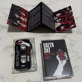 Retro Punk Music Cassette Tape, Black-White-Red Contrast Art Pattern Themed Cover, Attitude-Expressive Track Collection Qme Punk Music tape