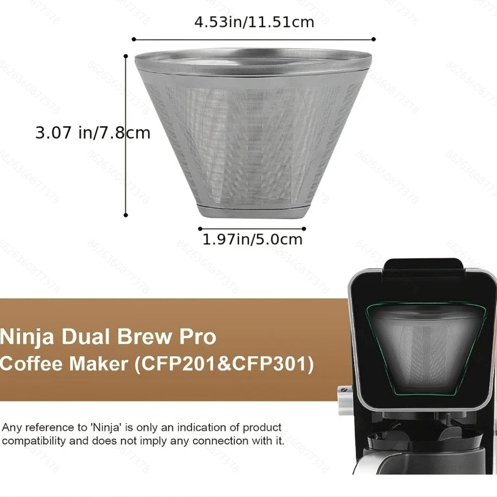 Reusable Coffee Filters Ninja Maker304 Stainless Steel Replacement Qme