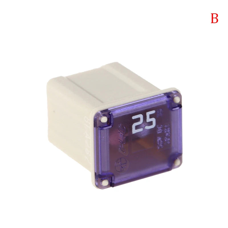 Square Fuse 20A 25A 30A 40A 50A PEC Automotive Car Tube Waterproof Qme 25A