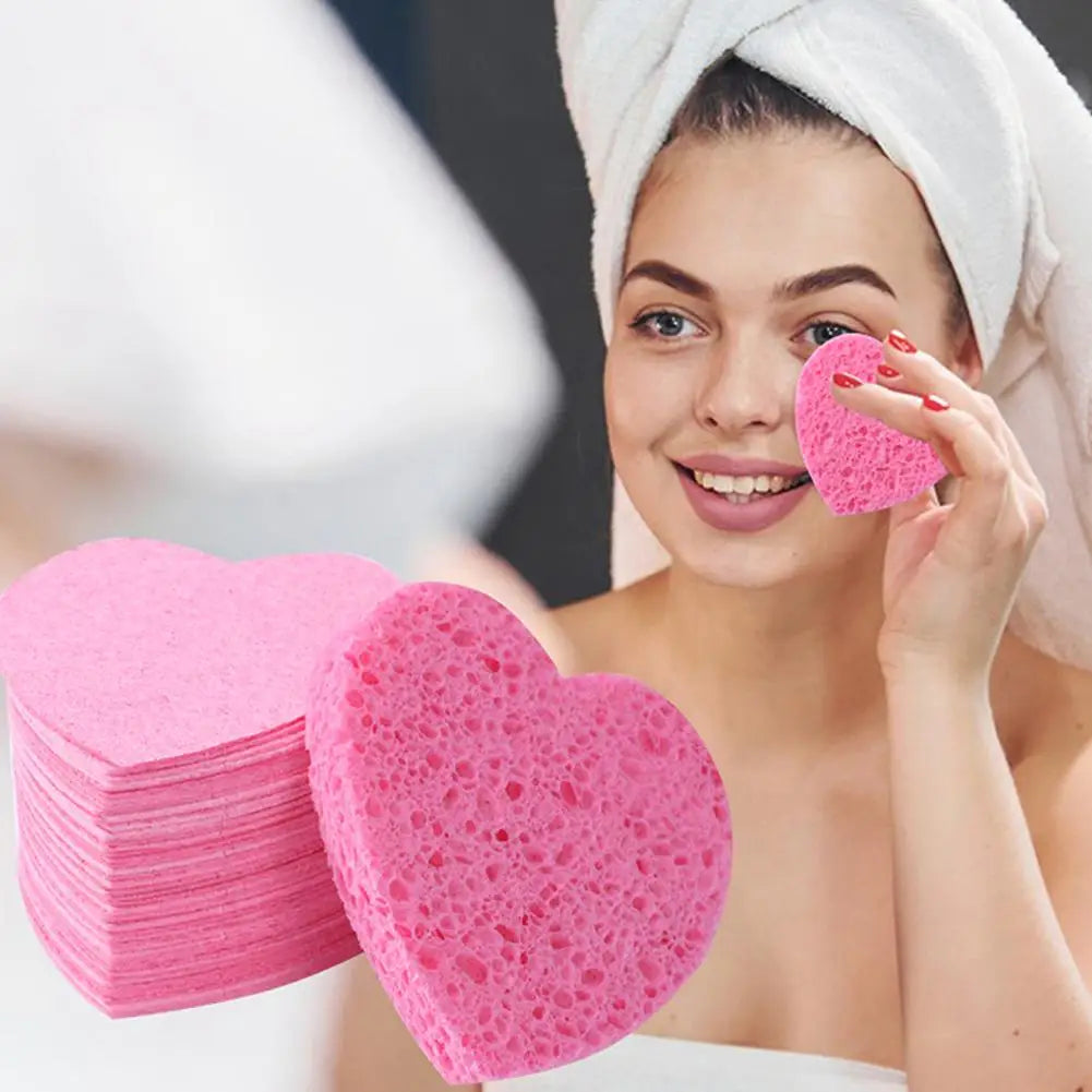 Compressed Facial Sponges Cosmetic Hydrotherapy Sponge Spa Face Pads Qme
