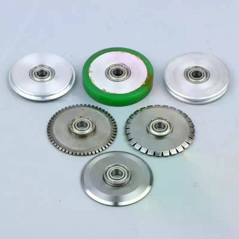 Creasing Blade Dotted Rubber Wheel Electric Paper Machine Qme