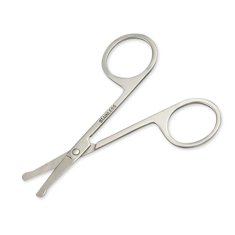 Professional Stainles Scissor Manicure Tool For Nails Eyebrow Nose Eyelash Cuticle Scissors Curved Pedicure Scissors Makeup Tool Qme