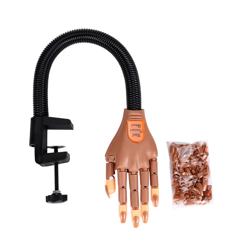 Ultimate Nail Artist Practice Hand Flexible Realistic Mannequin Hands Qme