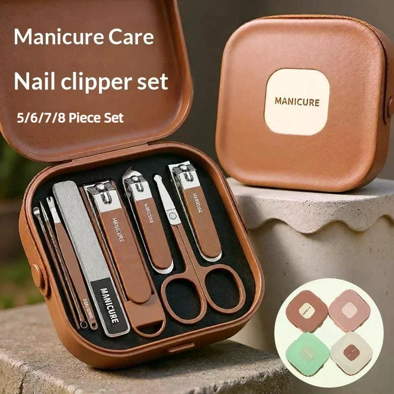 Anti Splash Nail Clipper Pedicure Manicure 5 6 7 Sharp Scissors Qme