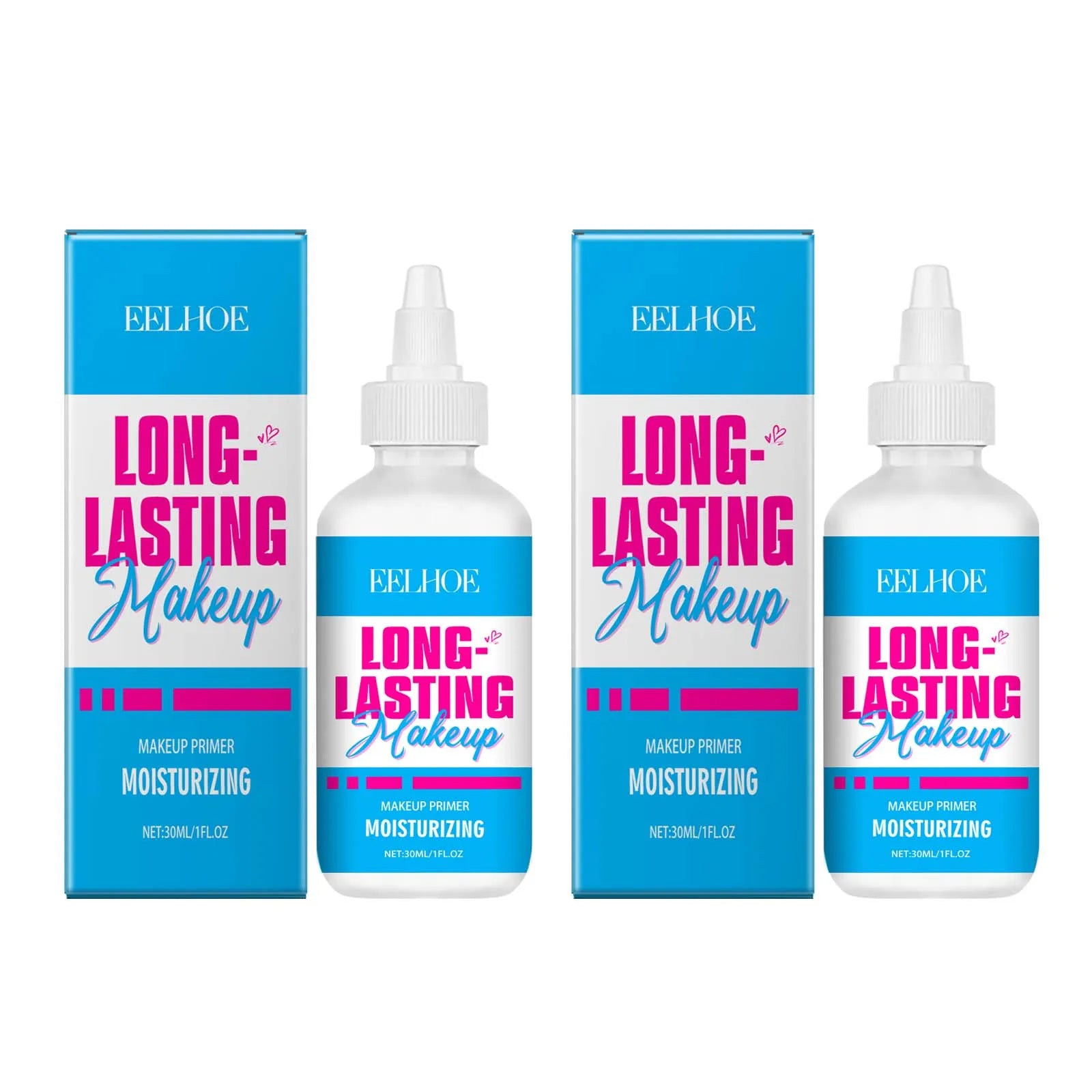 Moisturizing Makeup Primer Deep Hydrating Improve Dry Skin Natural Concealer Base Makeup Lasting Moisturizing Face Primer Cream Qme 2Pcs 30ml