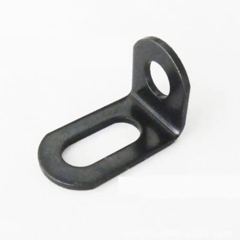 ^10pcs Metal Corner Braces Brackets Right Angle L Shape Brace Bracket Black Qme onesize