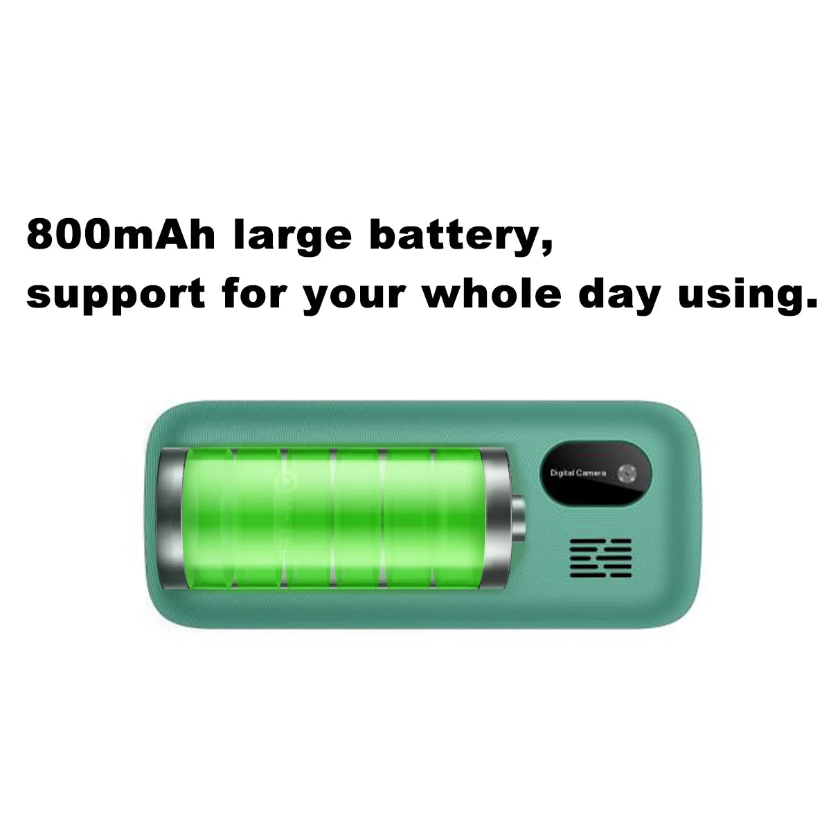 MKTEL M2023 Feature Phone with 1.77inch Display 800mAh Battery Dual SIM FM Radio Flashlight 0.08Mega Camera Senior Phone Qme