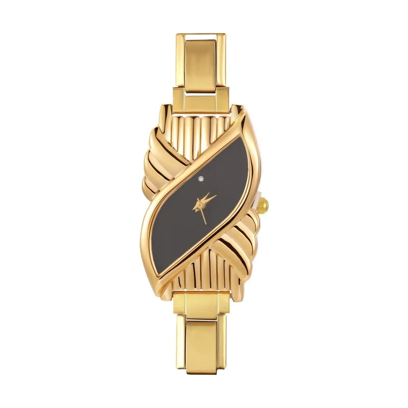 Fashion Women's Stainless Steel Square Triangle DIY Watch Bracelet