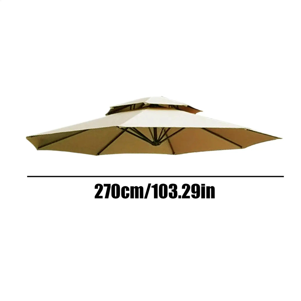 Patio Umbrella Replacement Canopy 8 Ribs Awning Parts 8ft Qme