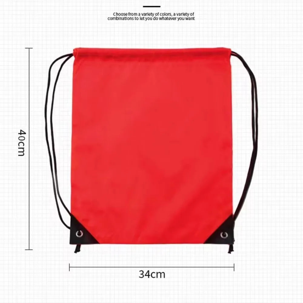 Waterproof Gym Bag Drawstring Sack Fitness Travel Outdoor Backpack Qme