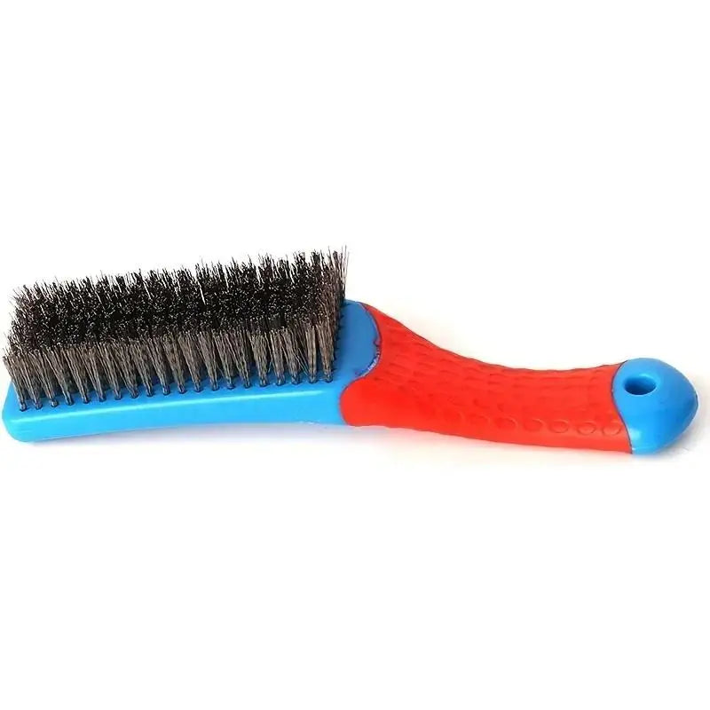 Heavy Duty Stainless Steel Wire Brush Comfortable Plastic Handle Qme