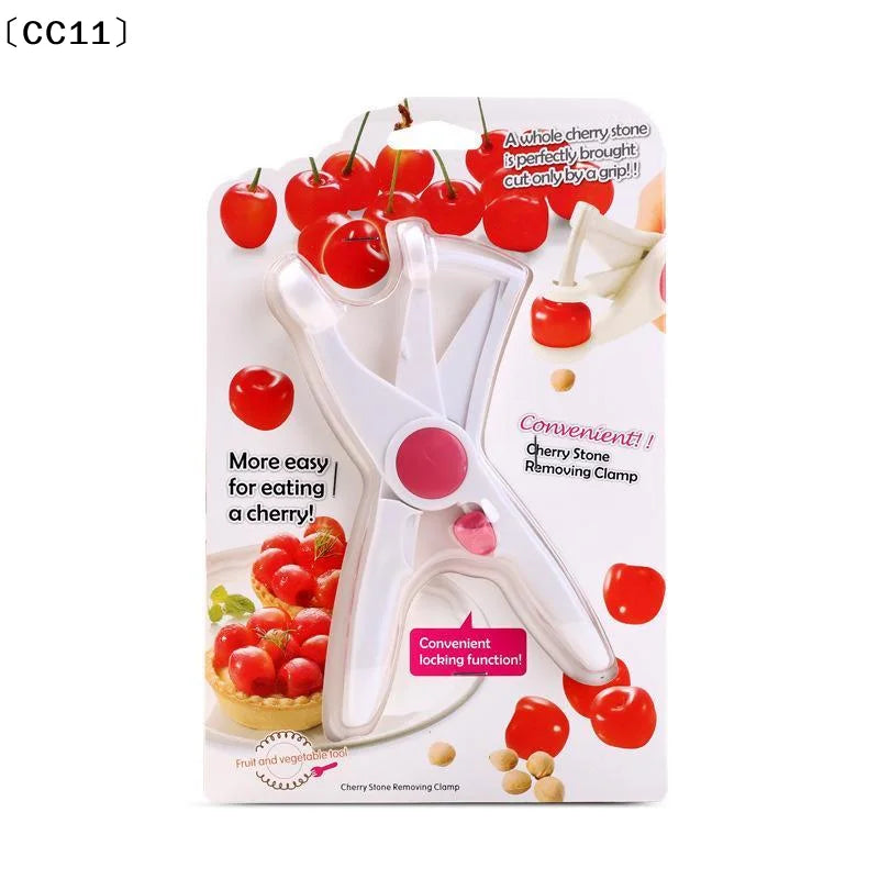 Food Grade ABS Cherry Seeder Non Slip Handle Fast Seed Removal Salad Qme