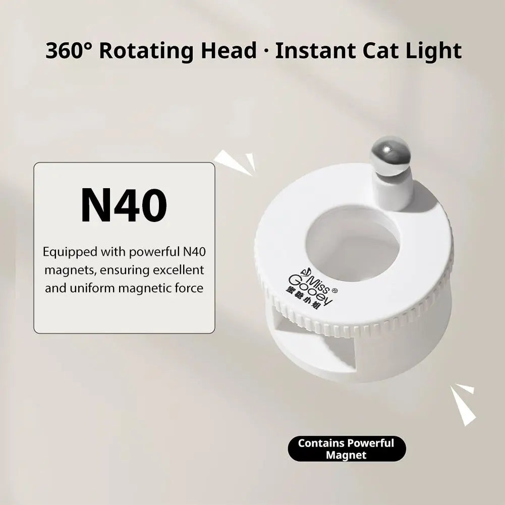 Rotating Cat Eye Magnet Nails Automatic Glass Bead Nail Spinner Qme