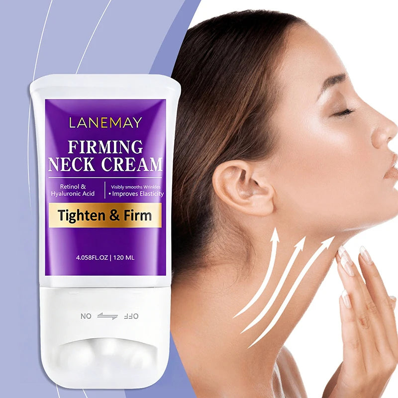 Retinol Double Roller Massage Neck Texture Cream Moisturizing Deeply Qme