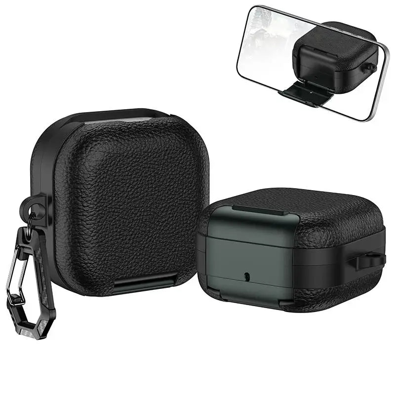 Lychee Pattern Case GalaxyBuds4 4pro Headphones Full Body Protection Qme A8