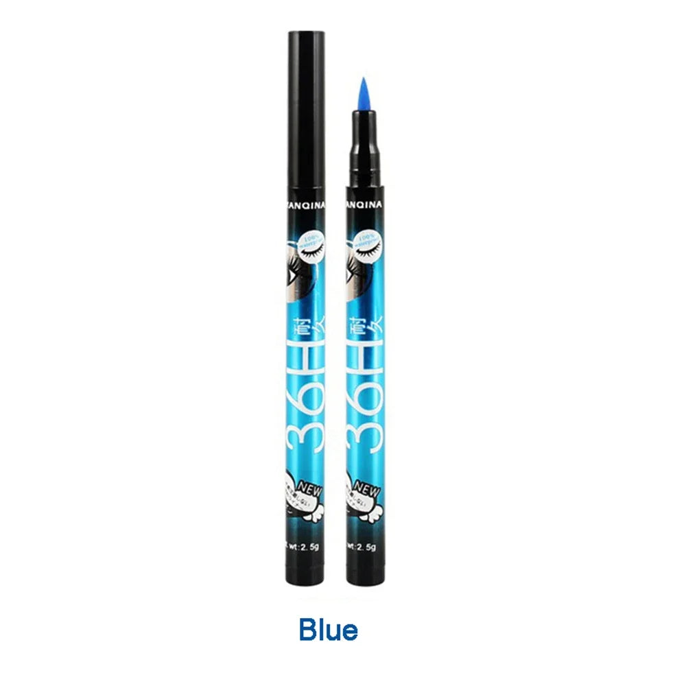 5 style of black liquid eyeliner shade brown make up eye liner pencil color eyeliner waterproof eyeliner eyes makeup stencil Qme blue