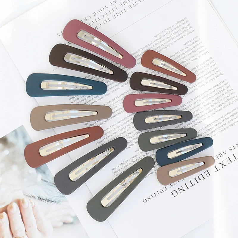 2Pcs/Set Cute Candy Colors Dripping Hairpins BB Clip Girls Children Hair Pin Barrette Accessories Women Kids Hairgrip Headdress Qme
