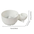 Portable Fruit Wash Bowl Vegetable Washer Fruit Food Washing Washing Spinner Cleaning Basket for Home Kitchen Draining Qme White S