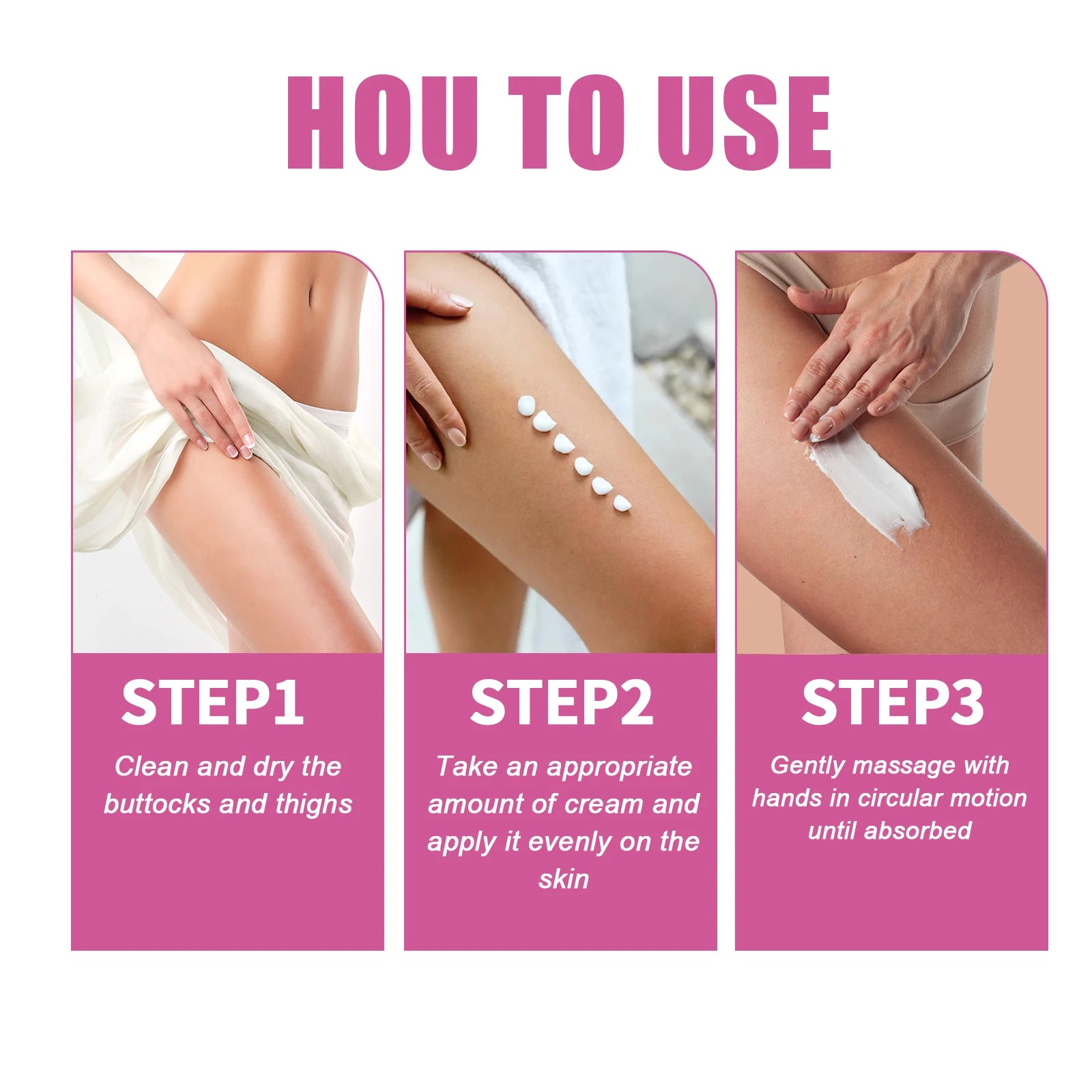 Butt Thigh Acne Cream Remove Pimples Moisturizing Clarifying Brightening Smoothing Skin Care Thigh Acne Removal Cream Qme