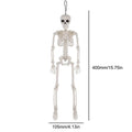 1pc Halloween Decorations Skeleton,Posable Human Shape Skeleton,Halloween Fake Bone Horror Decoration Qme 40CM A