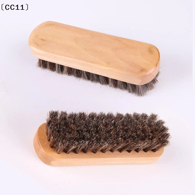 1 Horse Hair Wood Brush Handle Dashboard Details Polishing Cleaning Qme