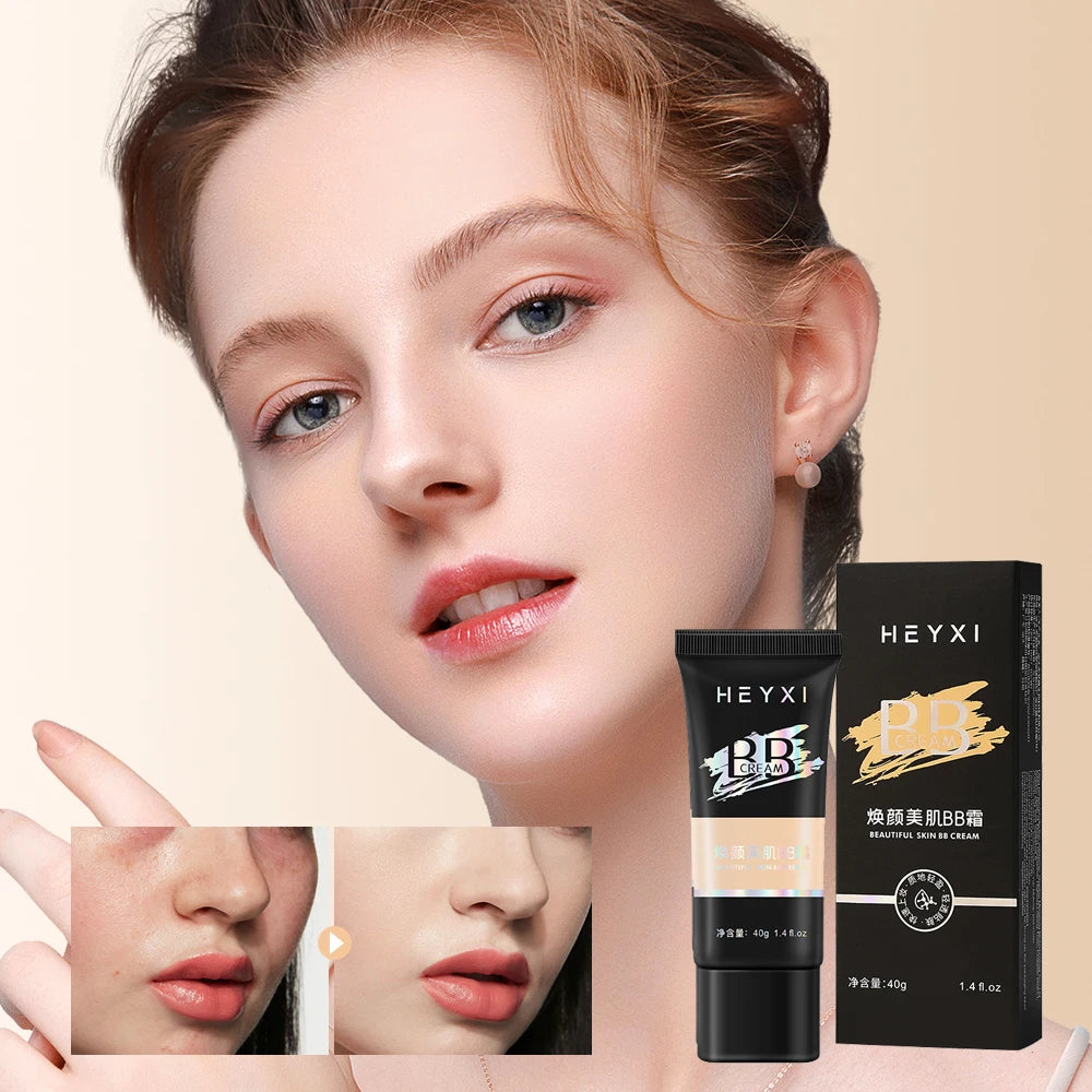 Hydrating BB Cream Full Coverage Concealer Long-lasting Foundation Qme