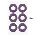 6 Patch/Pcs Gel Round Corn Patch High Heels Anti-Wear Foot Soft Pads Gel Material Wear-Resistant Washable Reusable Corn Patches Qme Purple 15pcs China Mainland