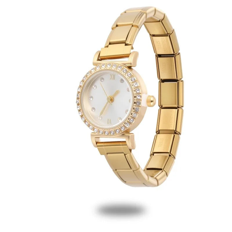 DIY Charm Stainless Steel Sweet Watch Bracelet Bangle Highquality