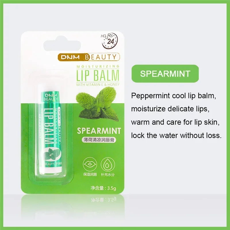 DNM 18 Colors Moisture Lip Balm Nourishes Lips Reduce Lip Lines Long-Lasting Natural Aloe Lipstick Anti Aging Lip Care Lipstick Qme 4