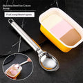 Stainless Steel Ice Cream Scoop Long Handle Rust Proof Surface Qme Default Title