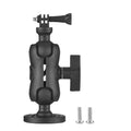 Kayak Camera Mount Kayak Action Camera Mount 360 Degree Adjustable Small Boat Track Cameras Holder Kayak Camera Holder Qme black