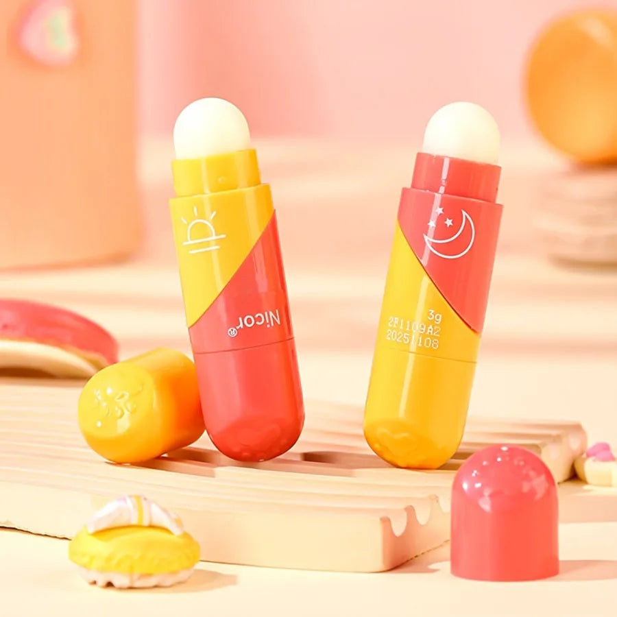 Double Head Lipstick Lasting Moisturizing Deep Care Lips Bright Ideal Qme